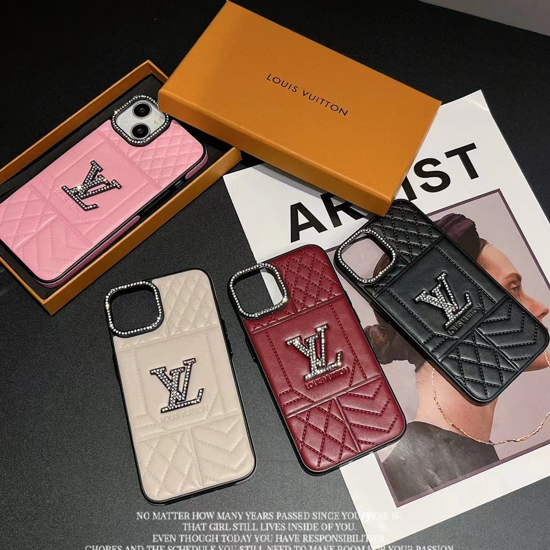 Custodia per telefono alla moda con lettere per iPhone