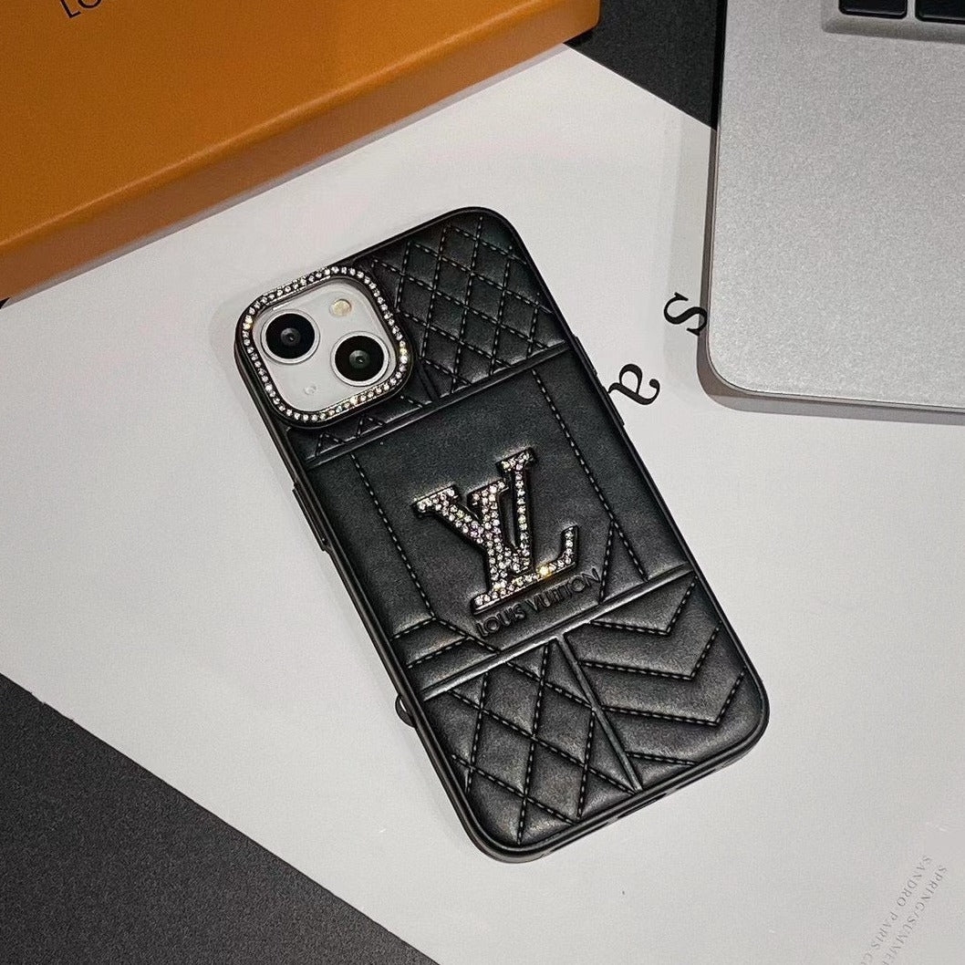 Custodia per telefono alla moda con lettere per iPhone