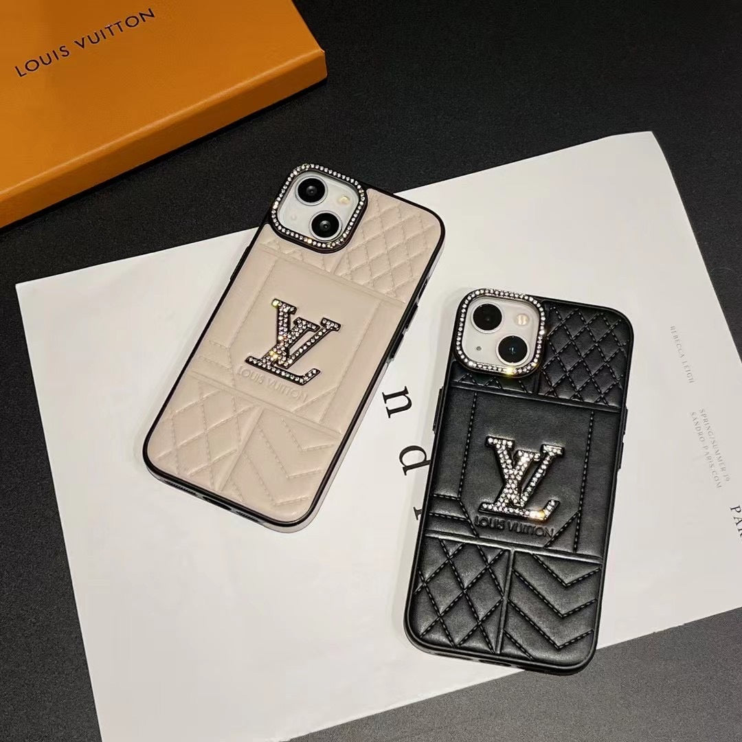 Custodia per telefono alla moda con lettere per iPhone