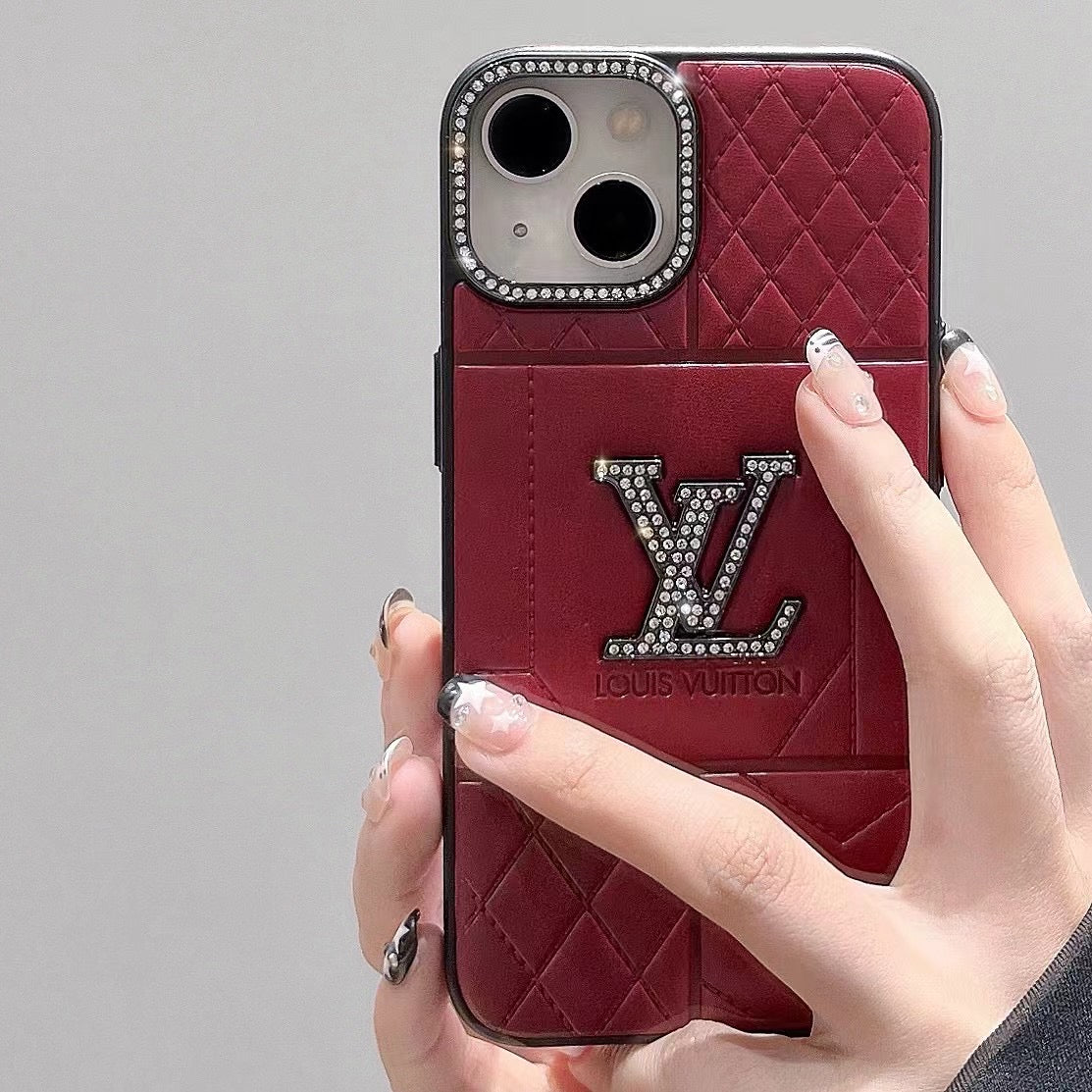 Custodia per telefono alla moda con lettere per iPhone
