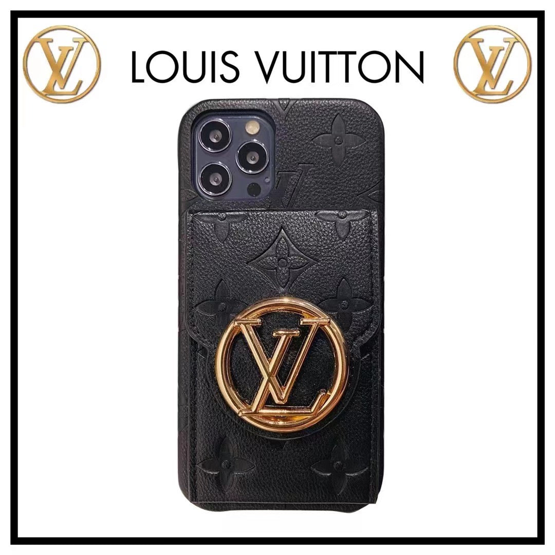 Custodia in pelle con specchio per iPhone