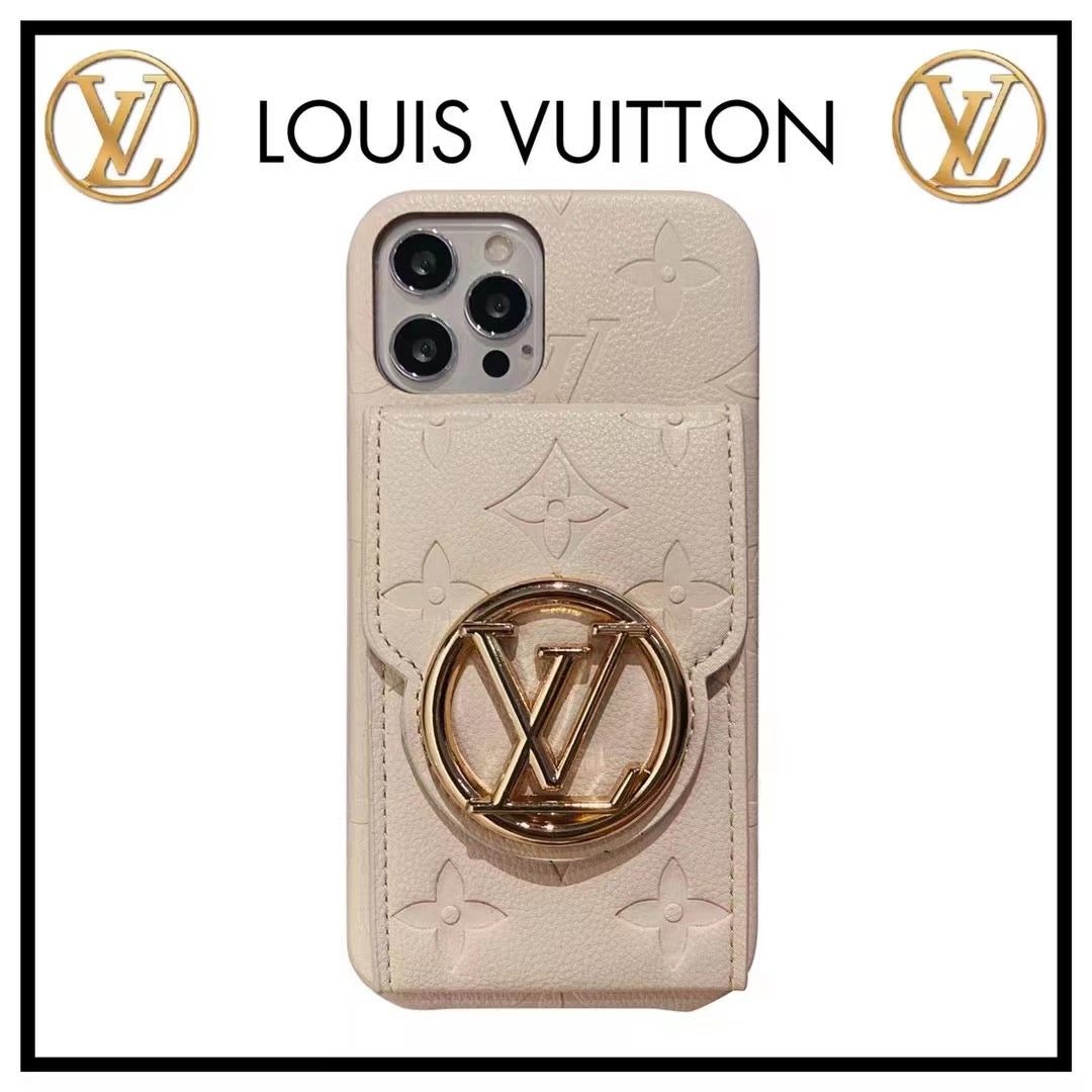 Custodia in pelle con specchio per iPhone