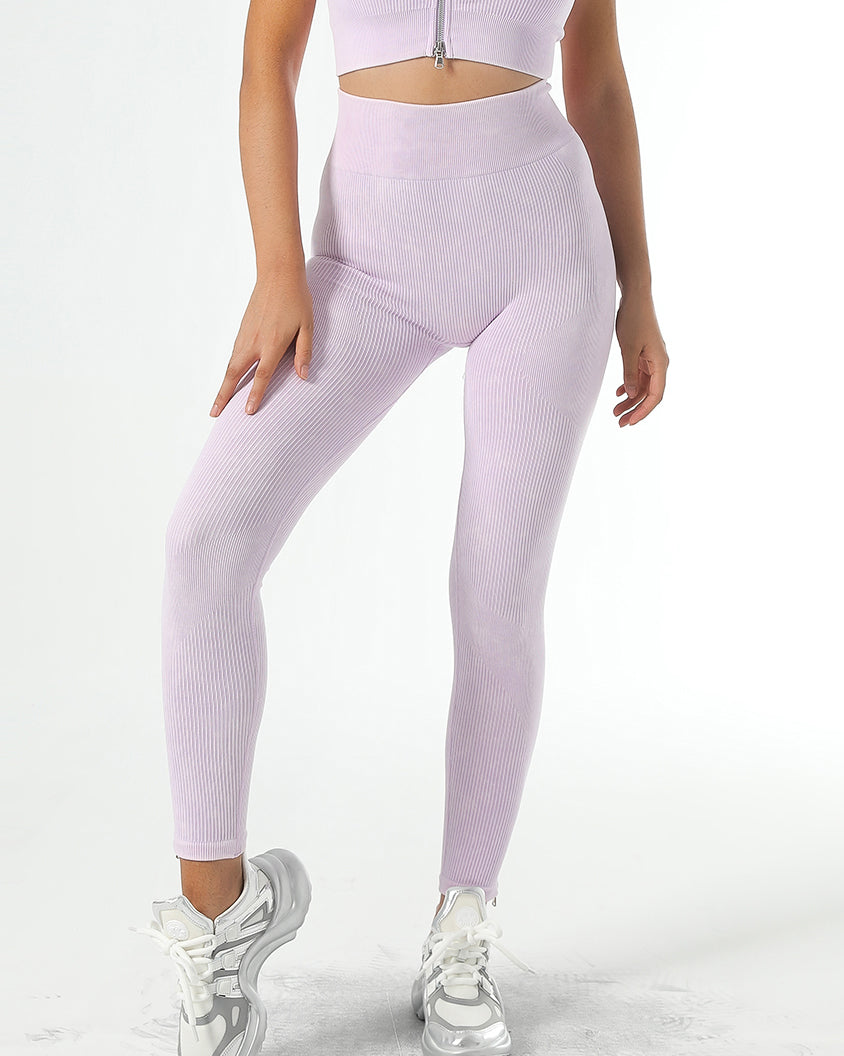 Leggings senza cuciture Isabella - Viola chiaro