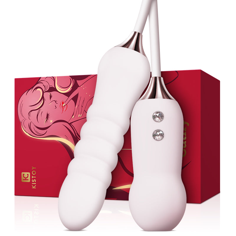 KISTOY Cathy - Vibratore a uovo che spinge e succhia