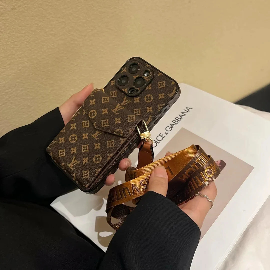 Elegante custodia a tracolla per iPhone