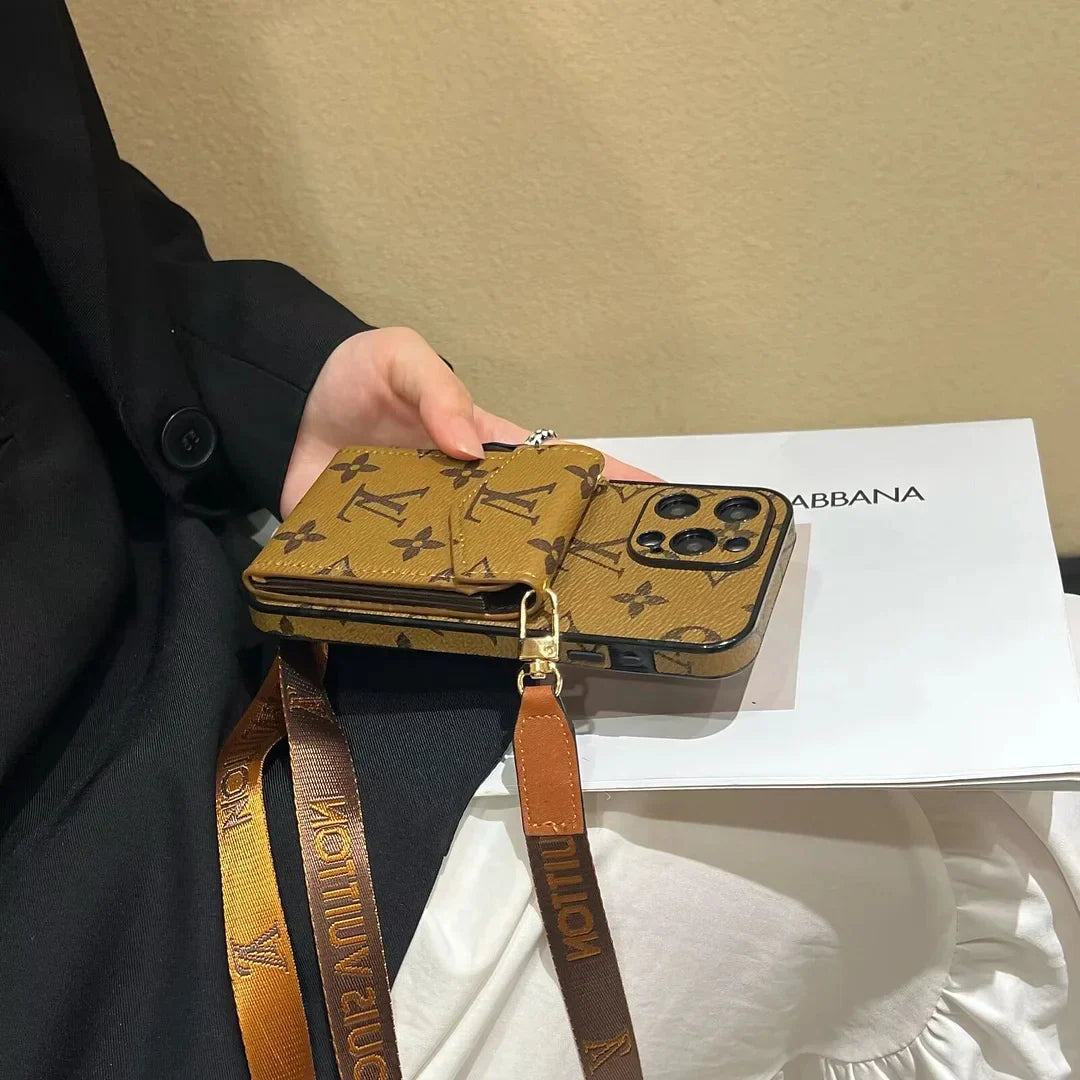 Elegante custodia a tracolla per iPhone
