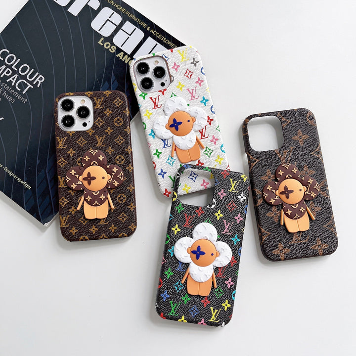 Bunte Blumen Galaxy Hülle für Samsung