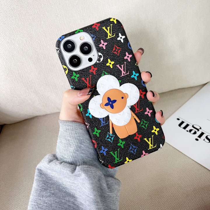 Bunte Blumen Galaxy Hülle für Samsung