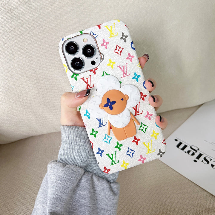 Bunte Blumen Galaxy Hülle für Samsung