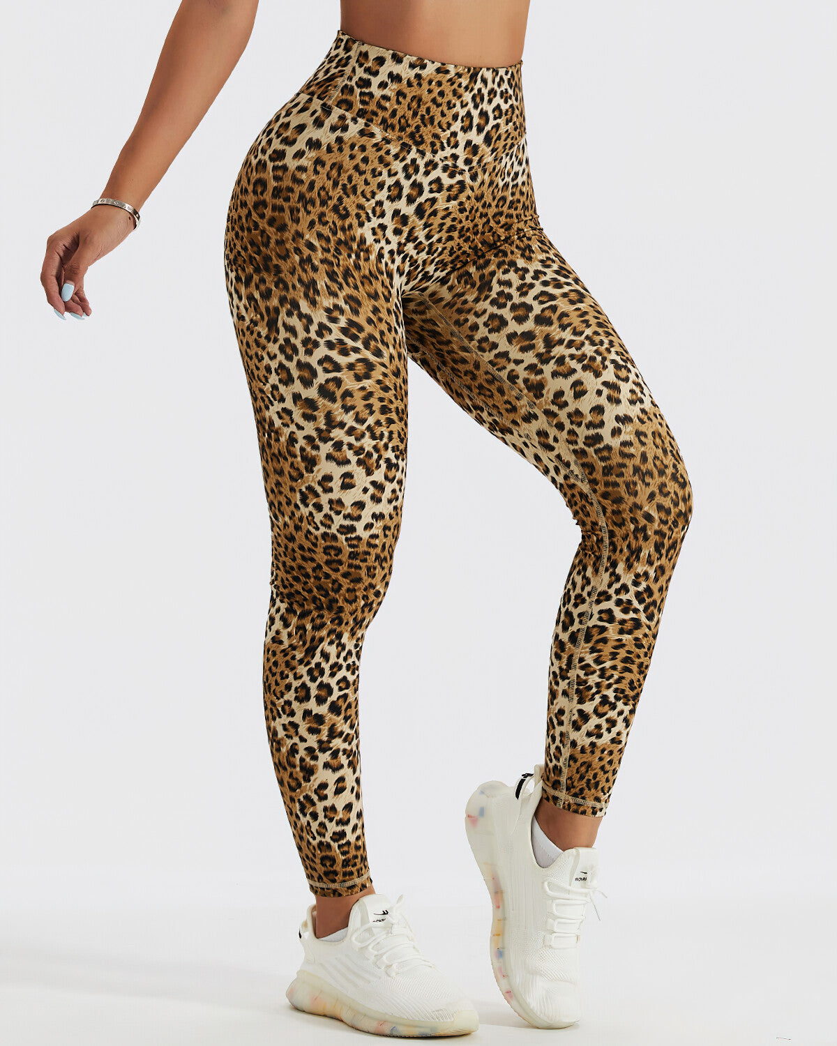 Leggings senza cuciture Sahara Leopard - Marrone