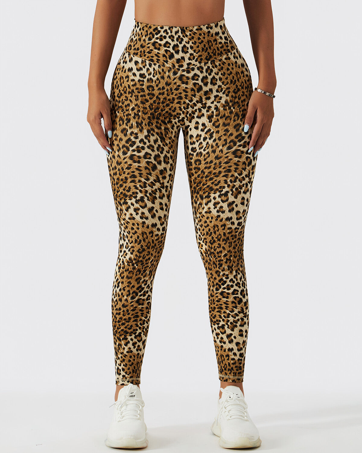 Leggings senza cuciture Sahara Leopard - Marrone