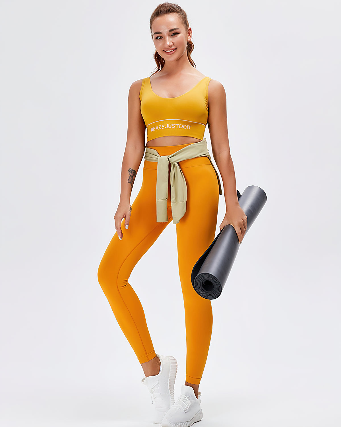 Leggings senza cuciture Sophia - Giallo
