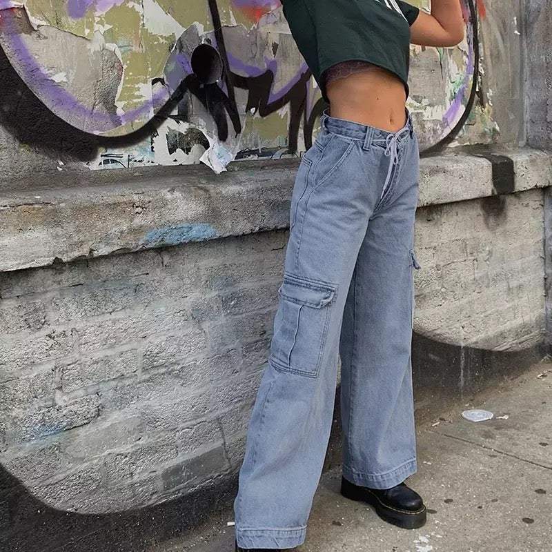 Jeans utility blu vintage