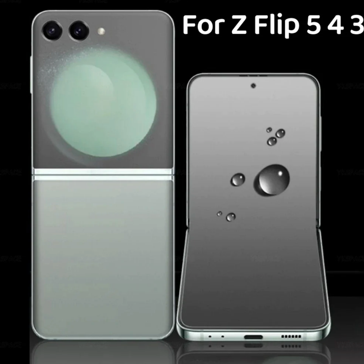 Pellicola protettiva per lo schermo in idrogel 3 in 1 per Galaxy Z Flip 6/5/4/3