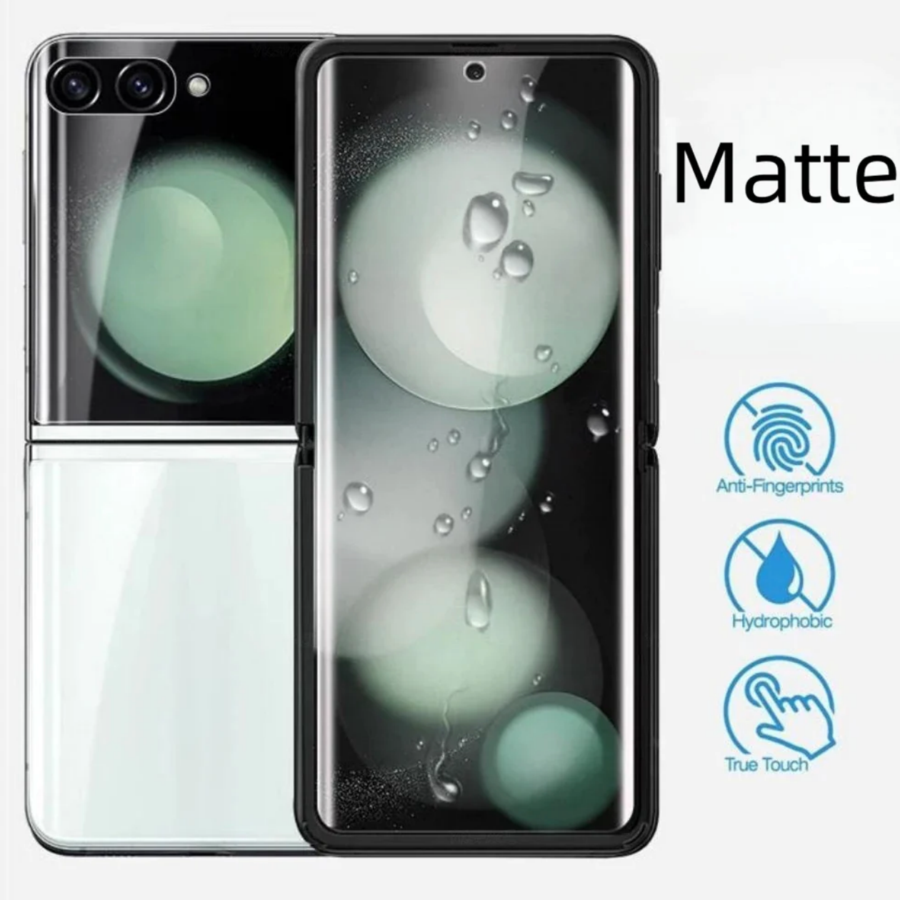 Pellicola protettiva per lo schermo in idrogel 3 in 1 per Galaxy Z Flip 6/5/4/3