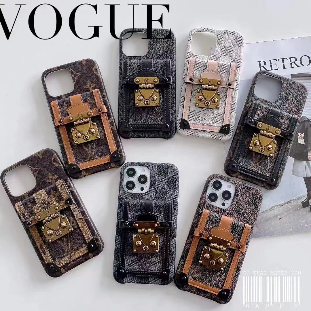 Custodia per telefono con carta di credito alla moda per iPhone