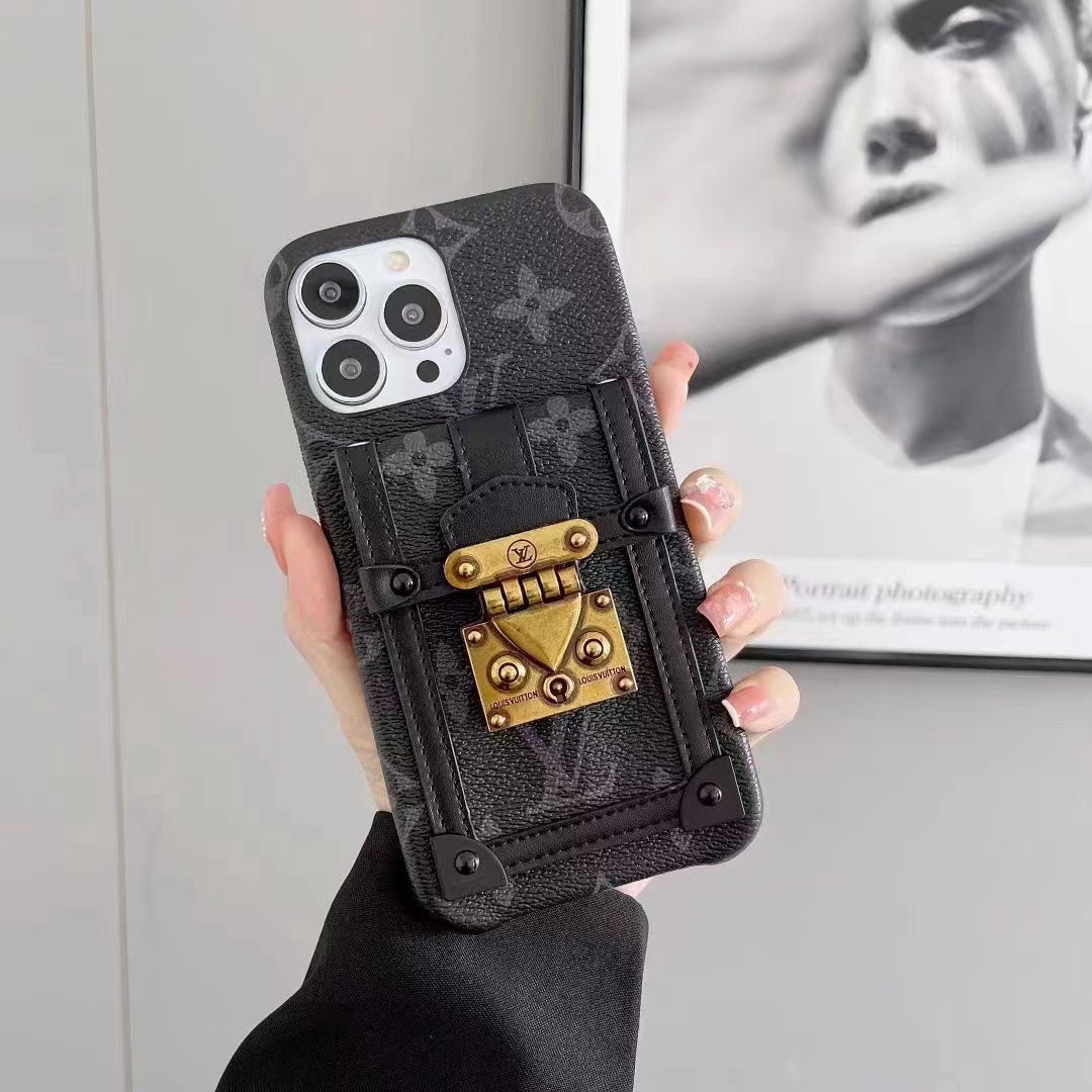 Custodia per telefono con carta di credito alla moda per iPhone
