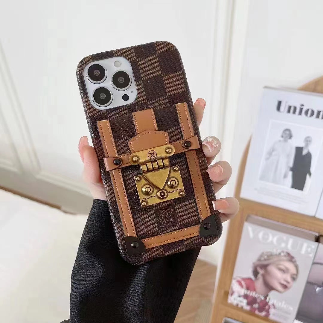 Custodia per telefono con carta di credito alla moda per iPhone