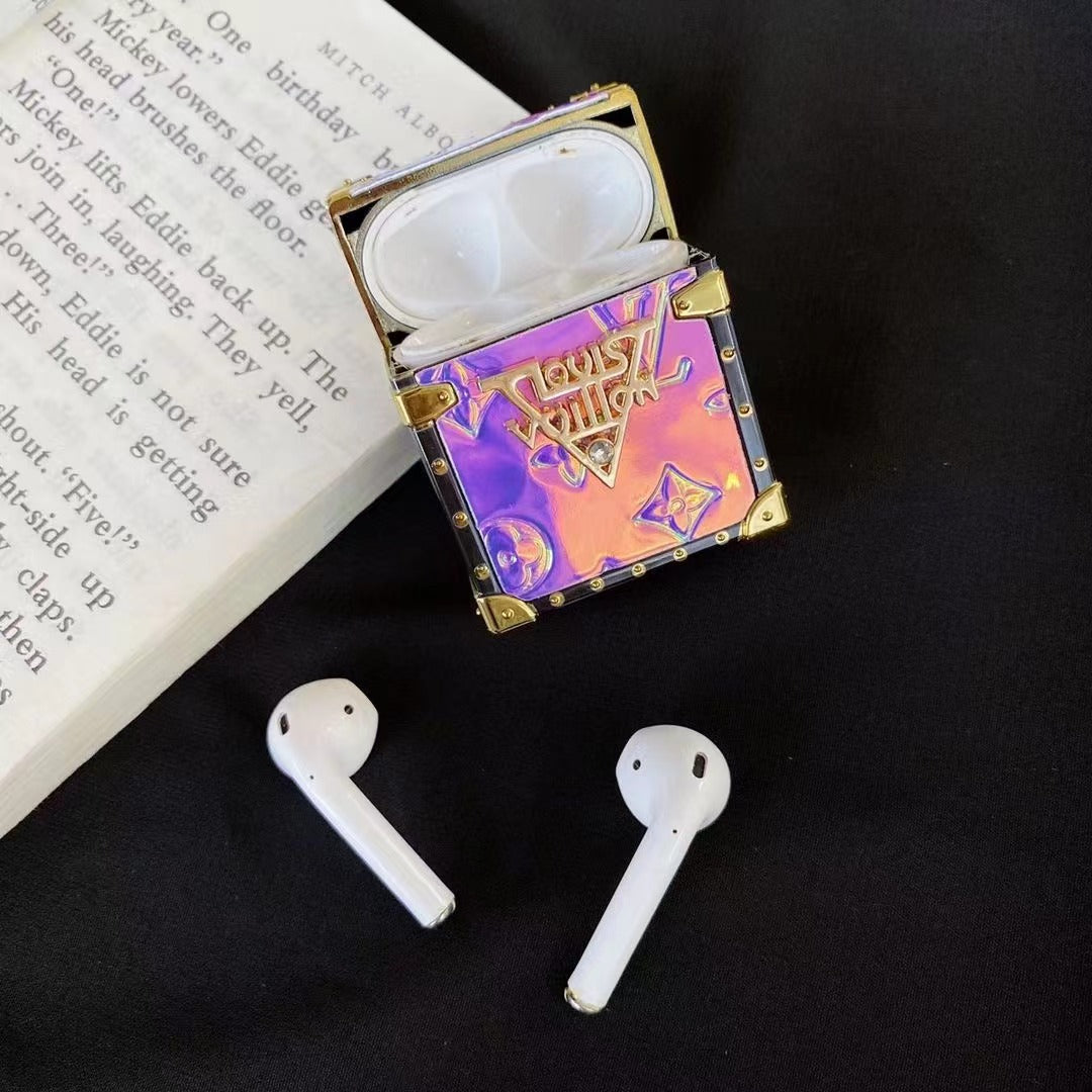 Custodia per AirPods in lastra di vetro