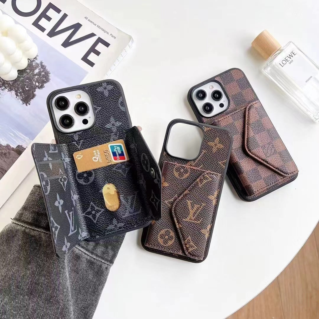 Exklusive Handyhülle mit Kartenfach für das iPhone