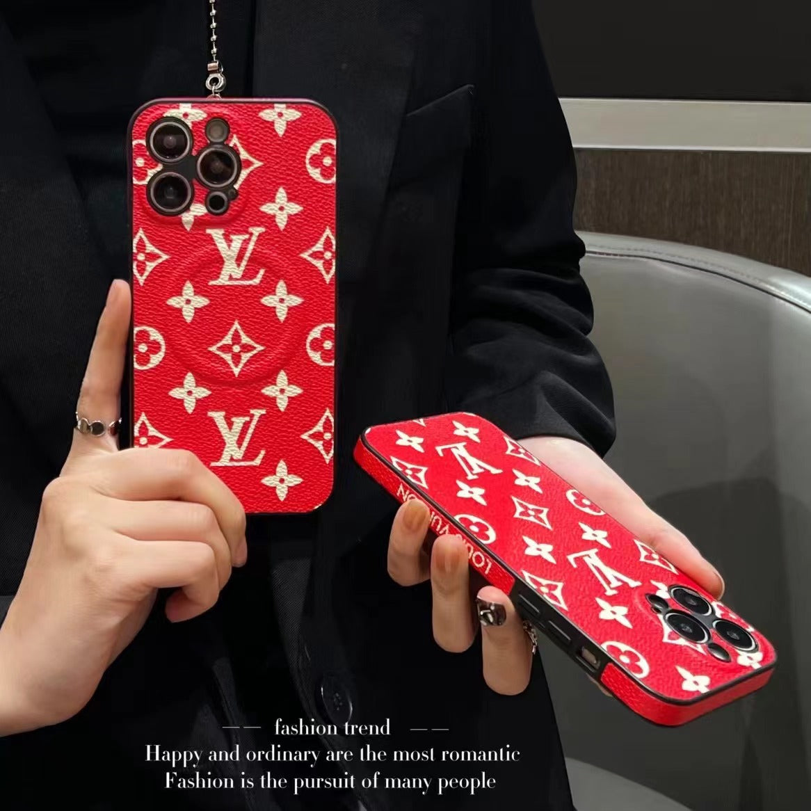 Custodia MagSafe rossa per iPhone