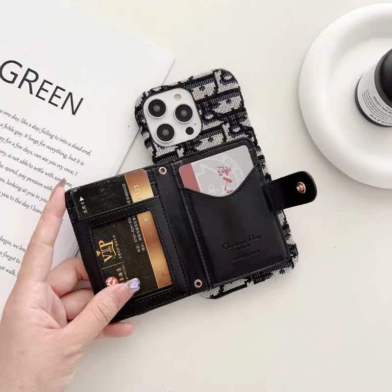Custodia classica nera per iPhone