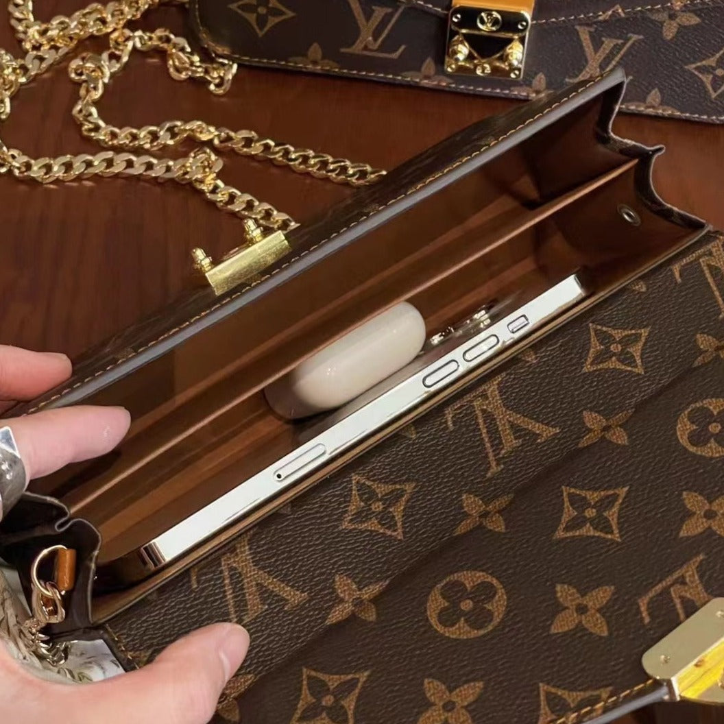 Beliebte braune Handytasche