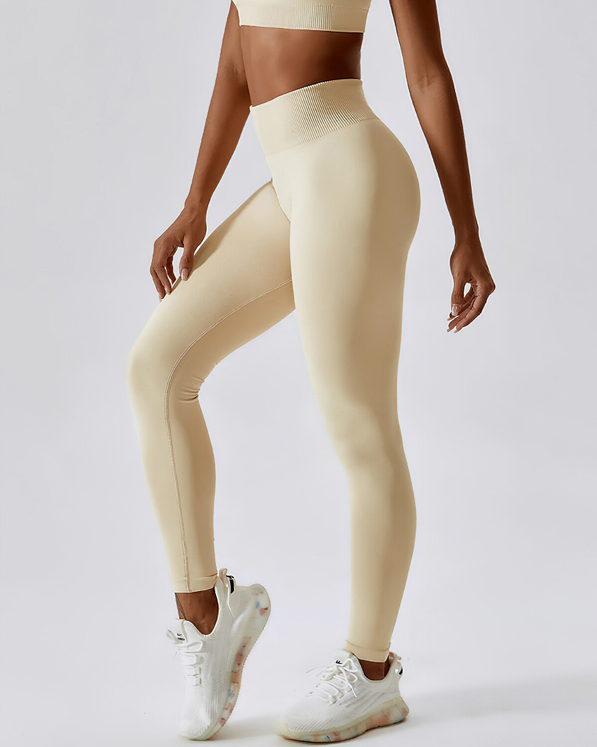 Leggings senza cuciture Zuri - Beige