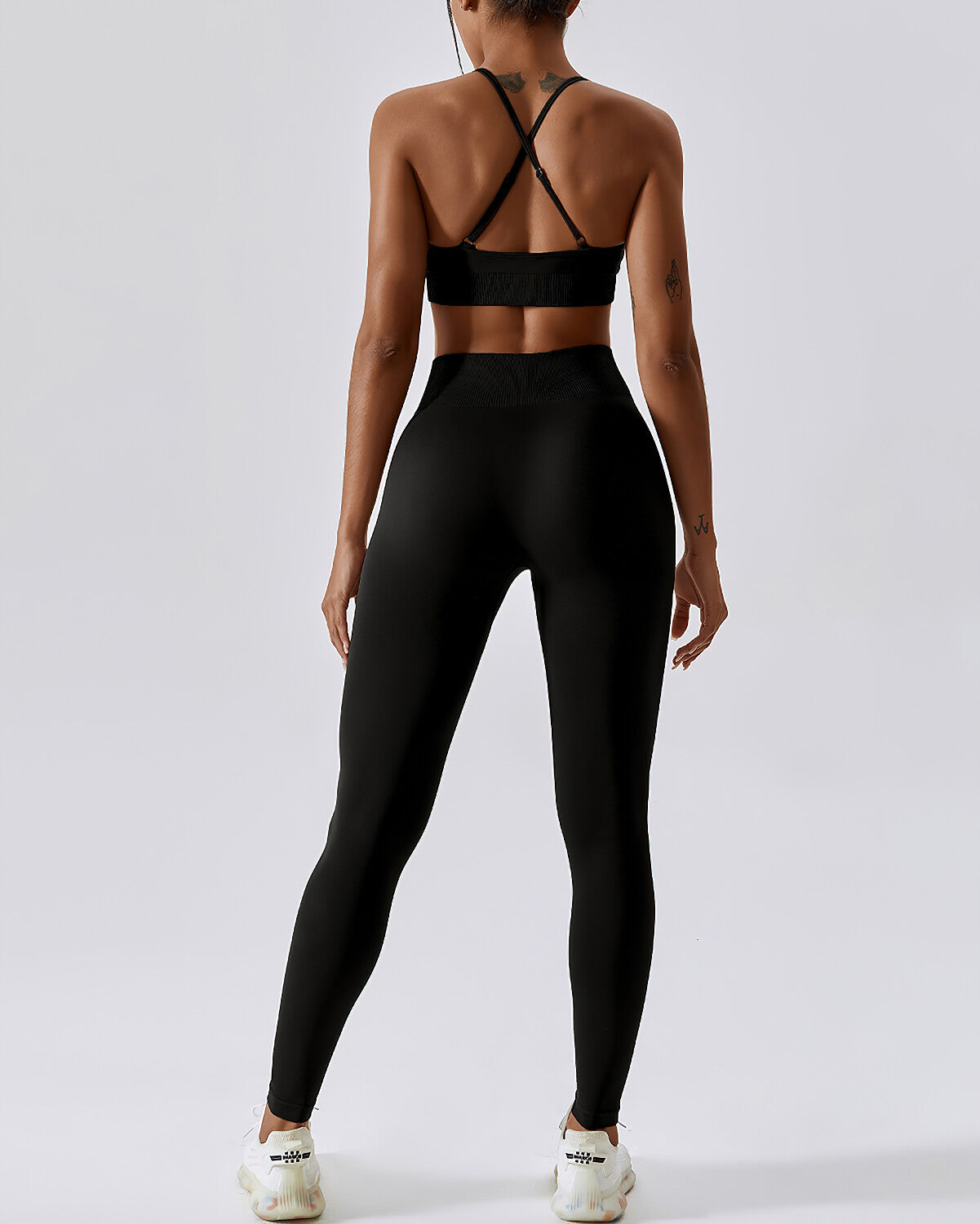 Leggings senza cuciture Zuri - Nero