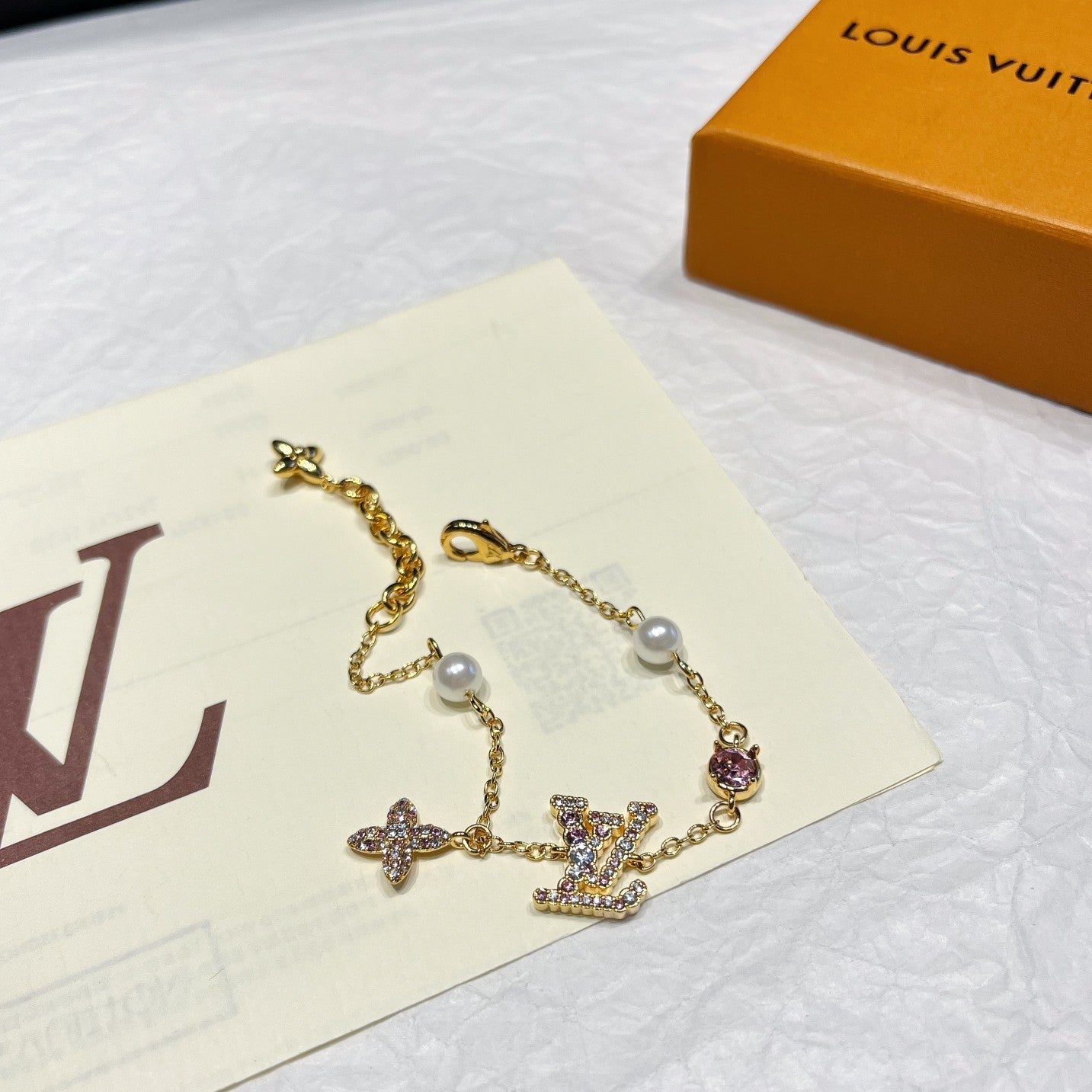 Braccialetto di cristallo alla moda Treasure