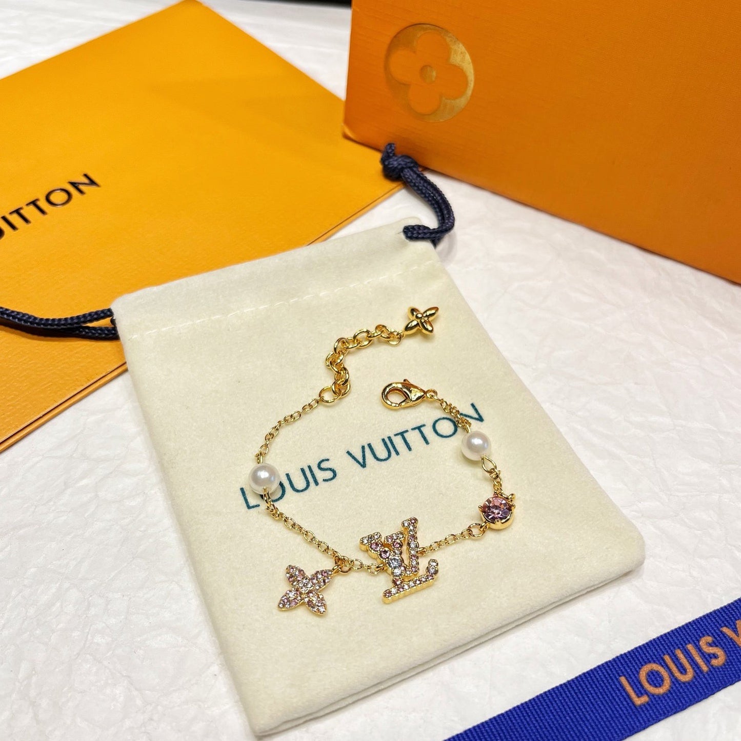 Braccialetto di cristallo alla moda Treasure