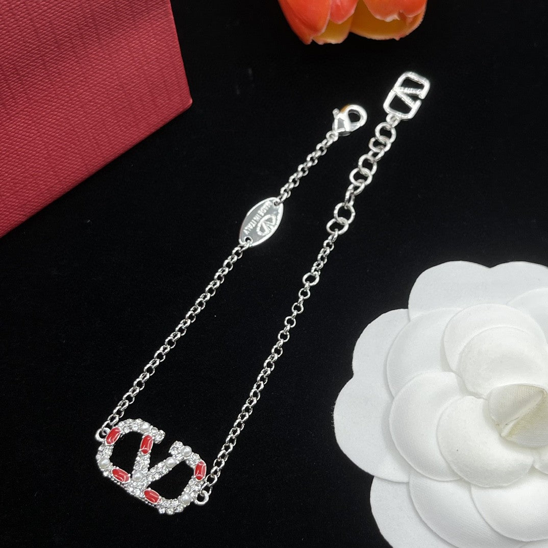 Vintage Silber Diamant Schmuckset