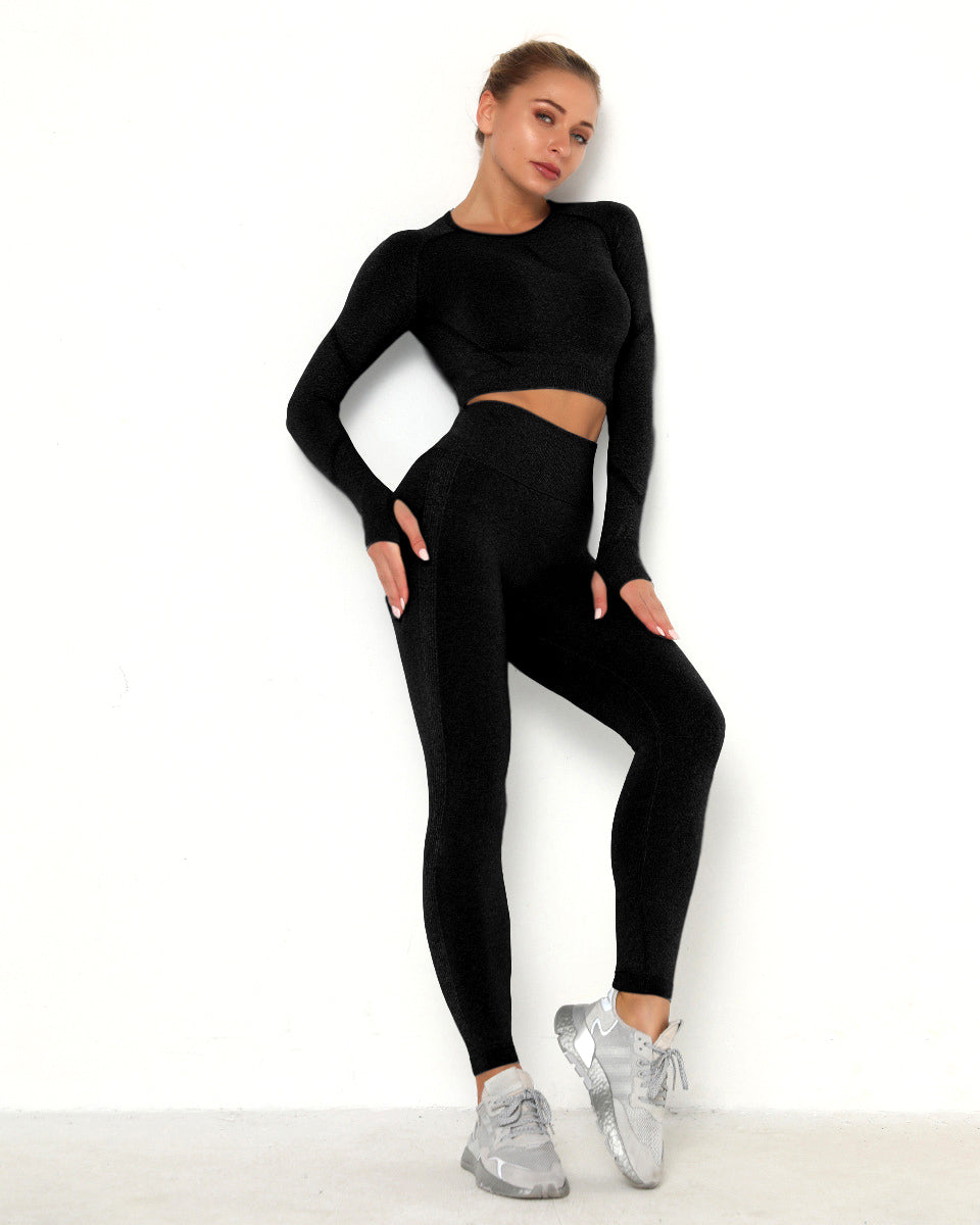 Leggings senza cuciture Amplify Scrunch - Nero