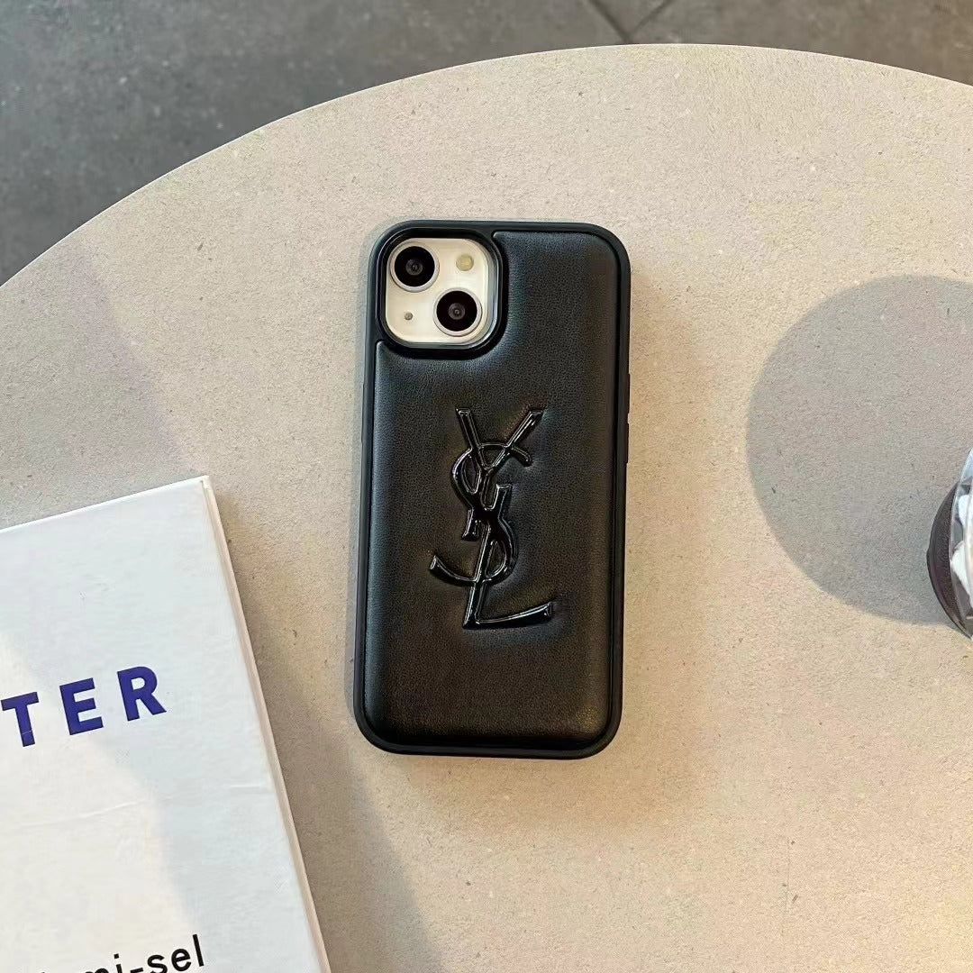 Custodia per telefono con lettere alla moda per iPhone
