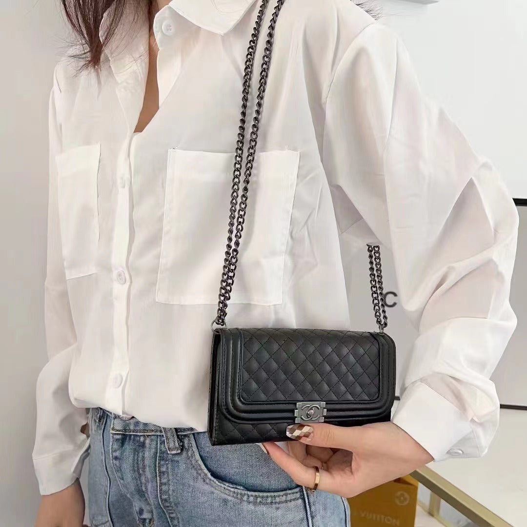 Borsa classica nera per iPhone