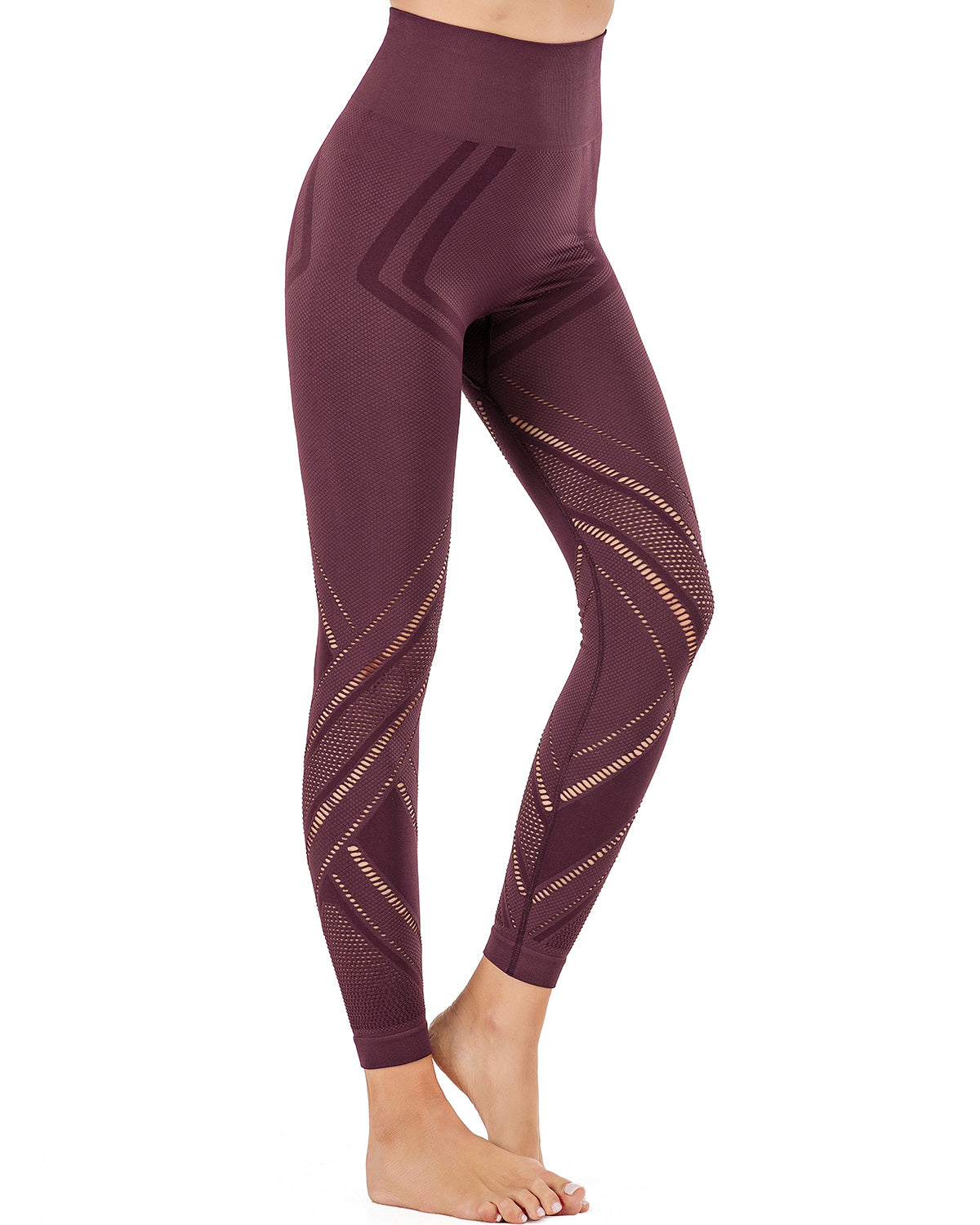 Leggings Chantele Hollow Out - Rosso