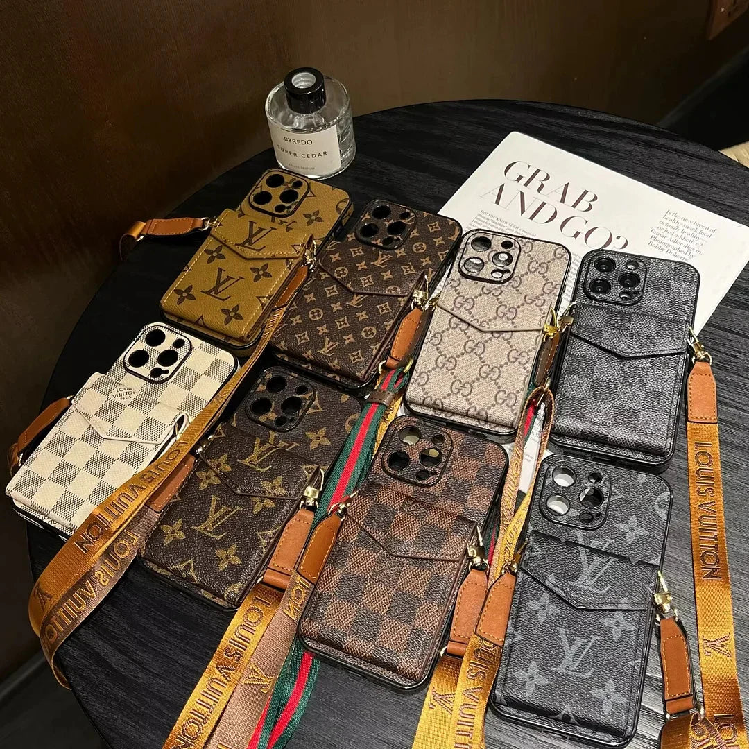 Elegante custodia a tracolla per iPhone