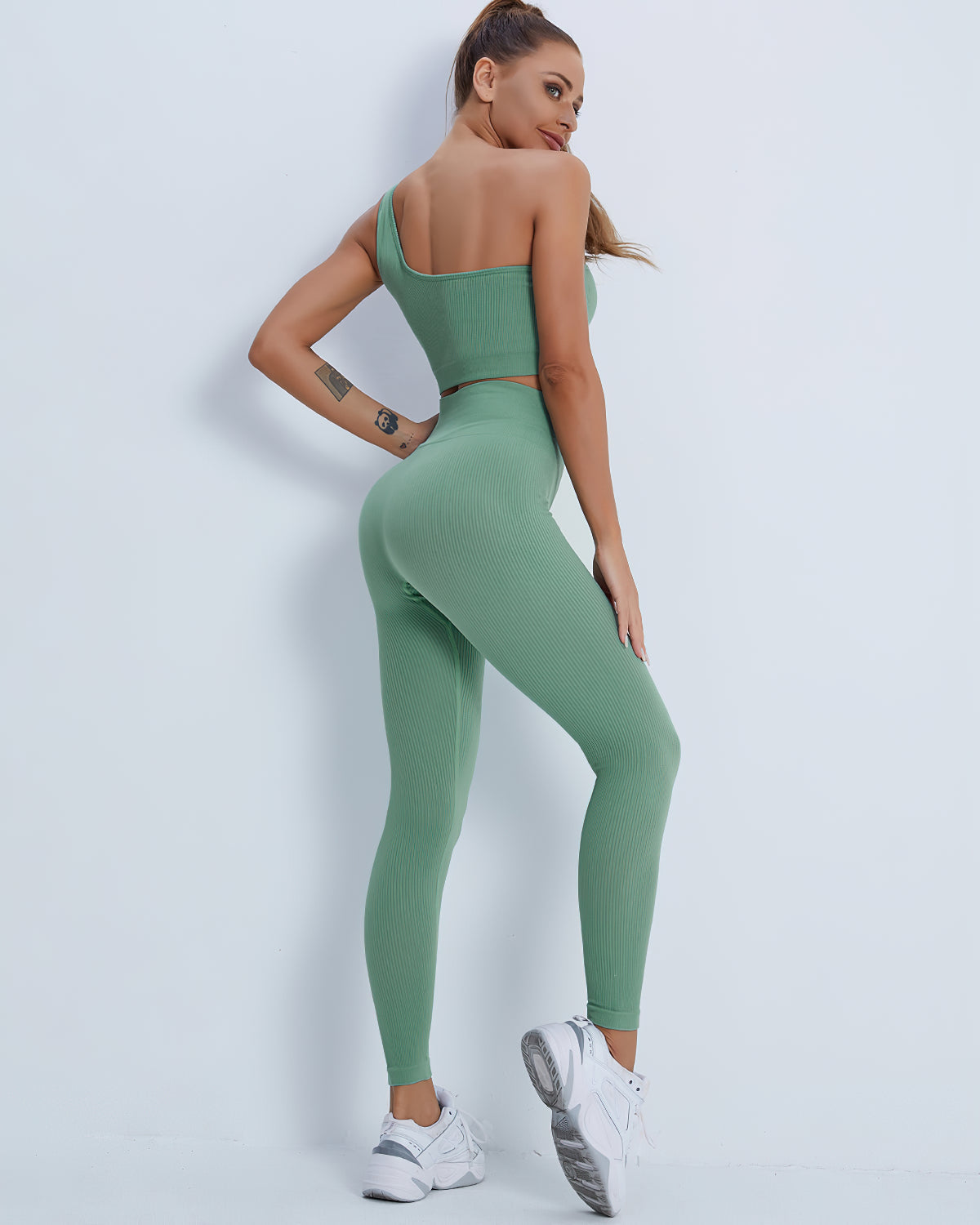 Leggings senza cuciture Domele - Verde