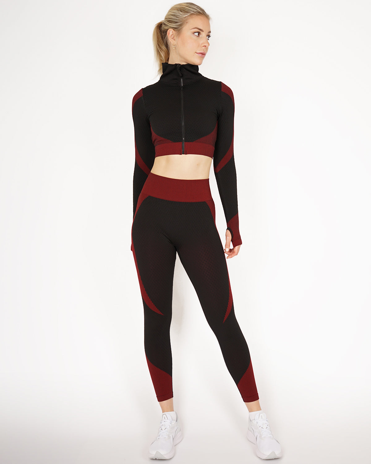 Leggings senza cuciture Embrace - Rosso