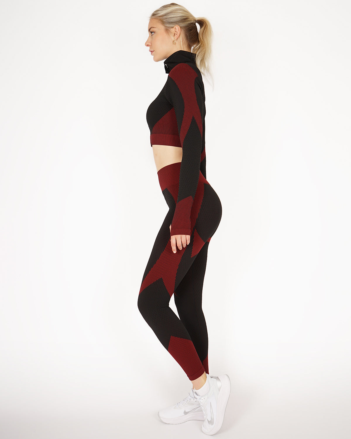 Leggings senza cuciture Embrace - Rosso