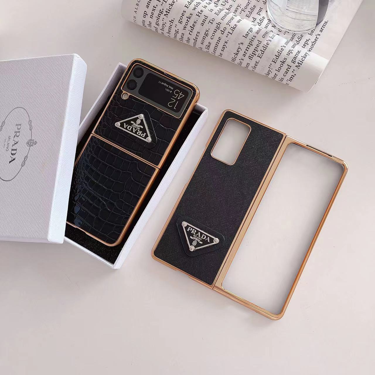 Coque Galaxy noire rétro pour Samsung
