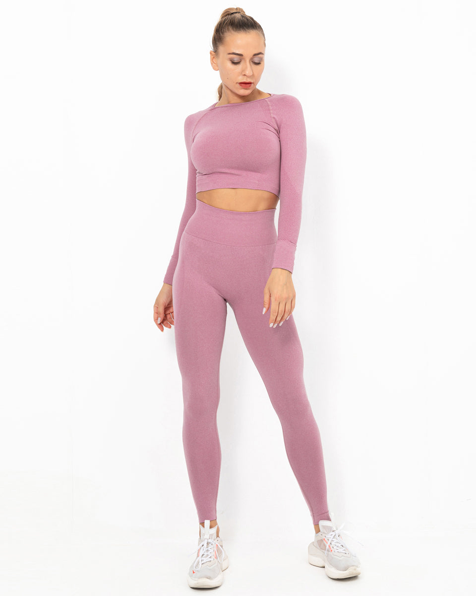 Leggings senza cuciture Felicity - Rosso