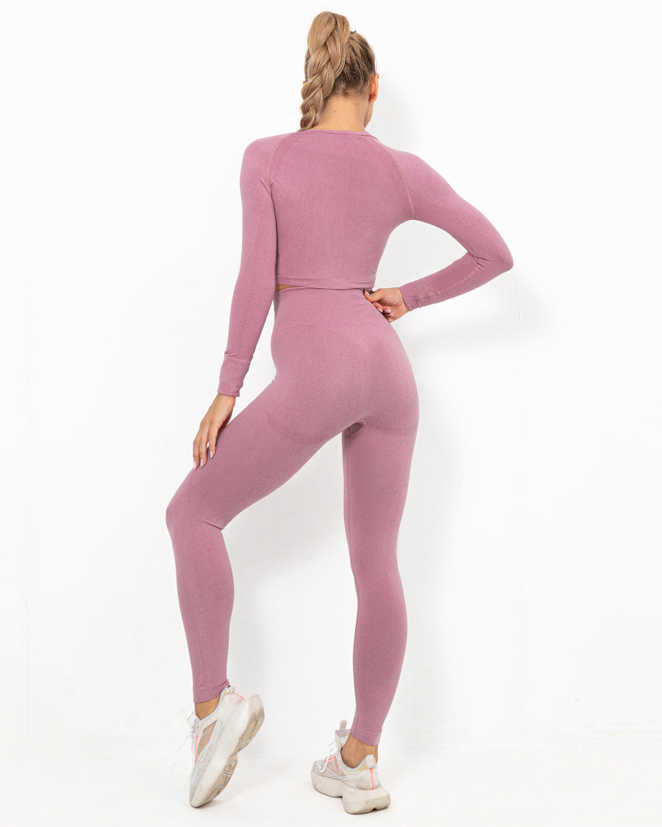 Leggings senza cuciture Felicity - Rosso