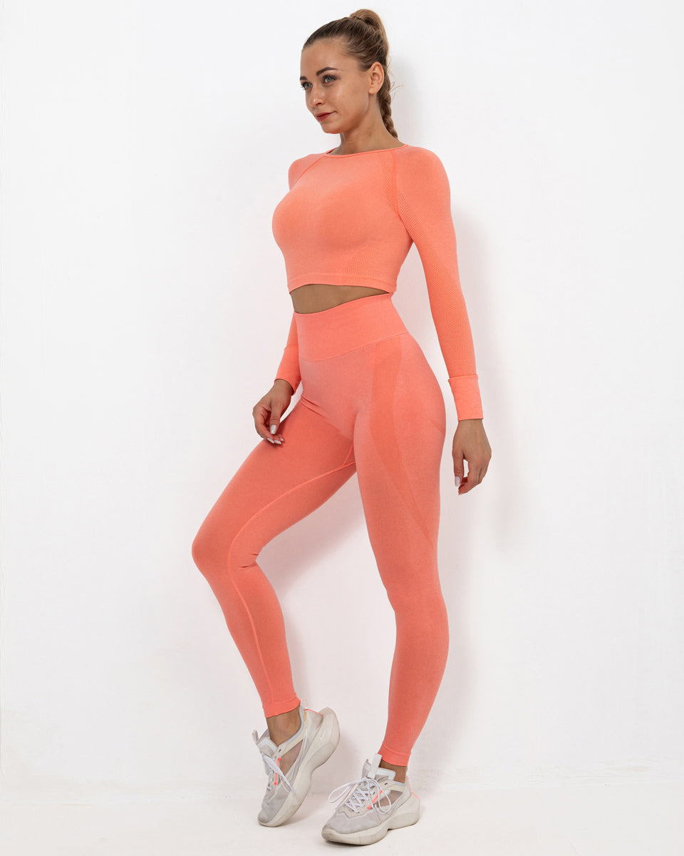 Leggings senza cuciture Felicity - Arancione