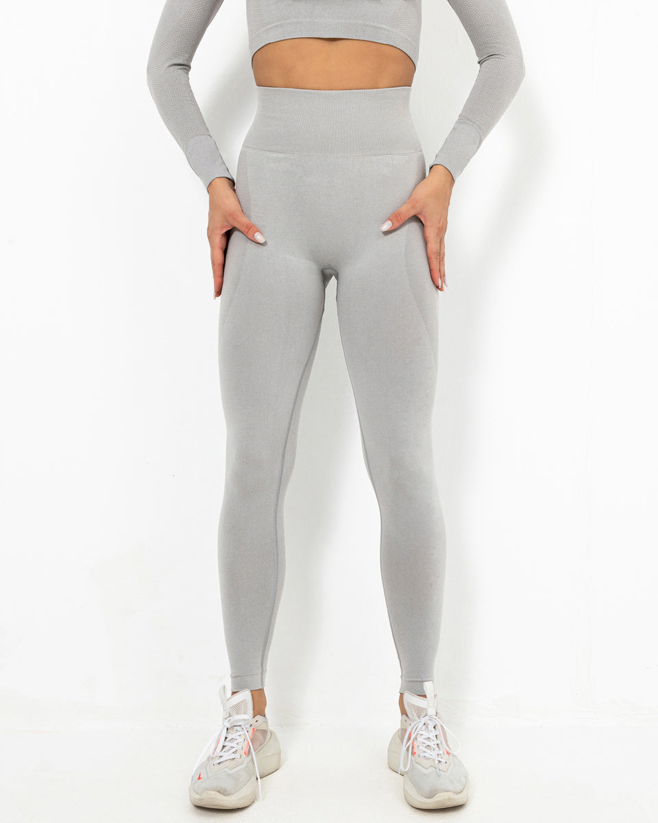 Leggings senza cuciture Felicity - Grigio chiaro