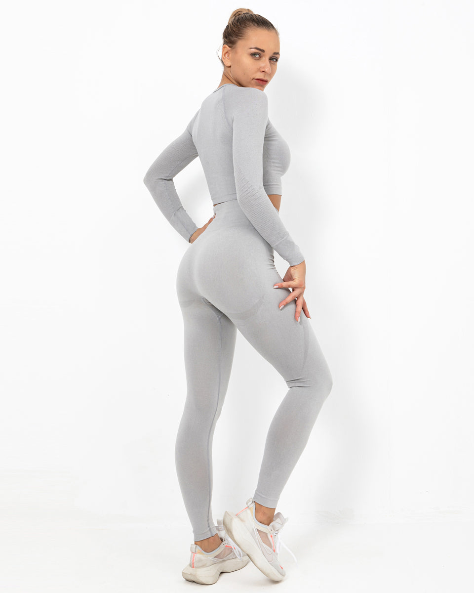Leggings senza cuciture Felicity - Grigio chiaro