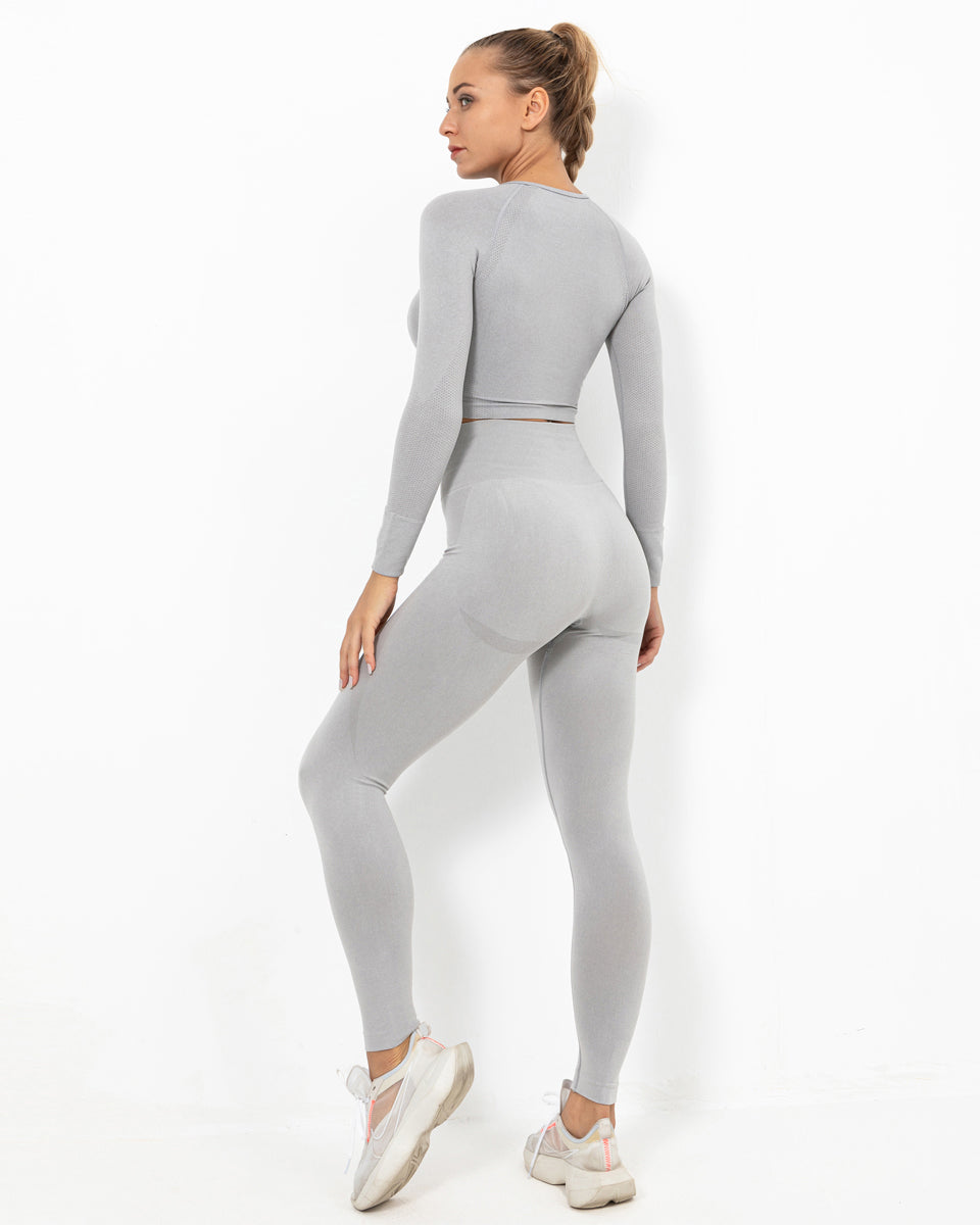 Leggings senza cuciture Felicity - Grigio chiaro