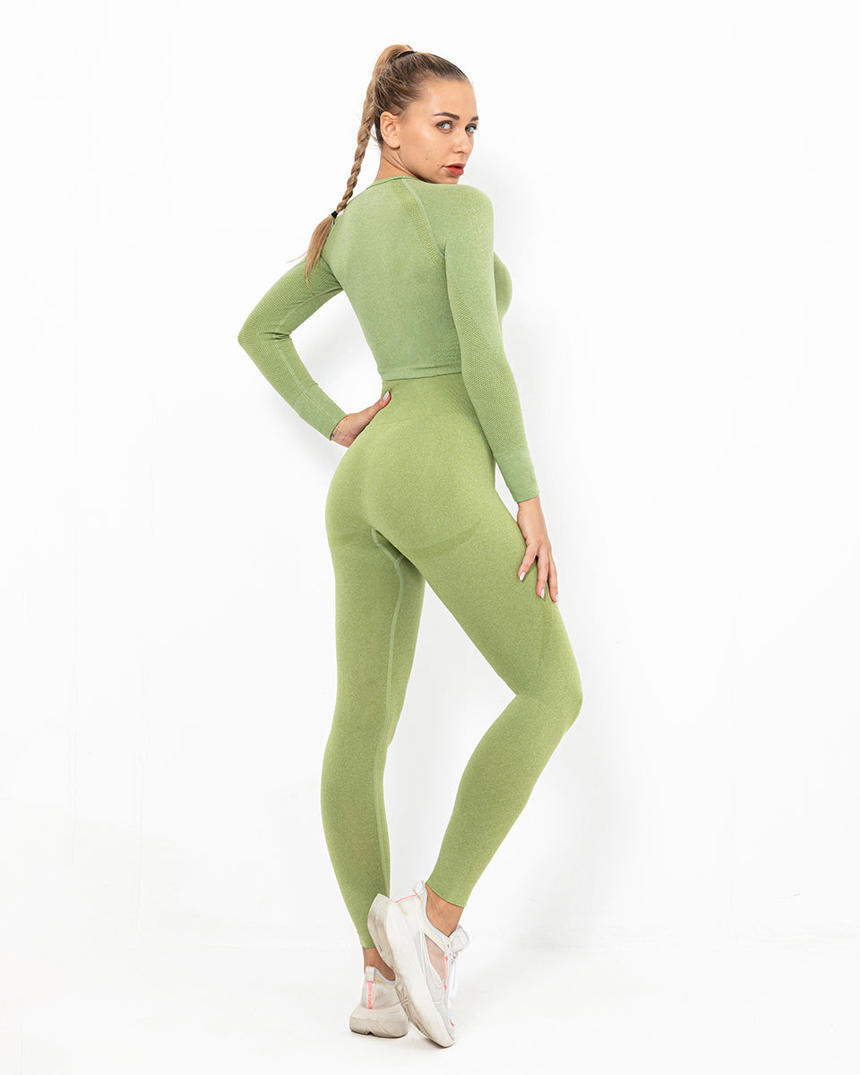Leggings senza cuciture Felicity - Verde