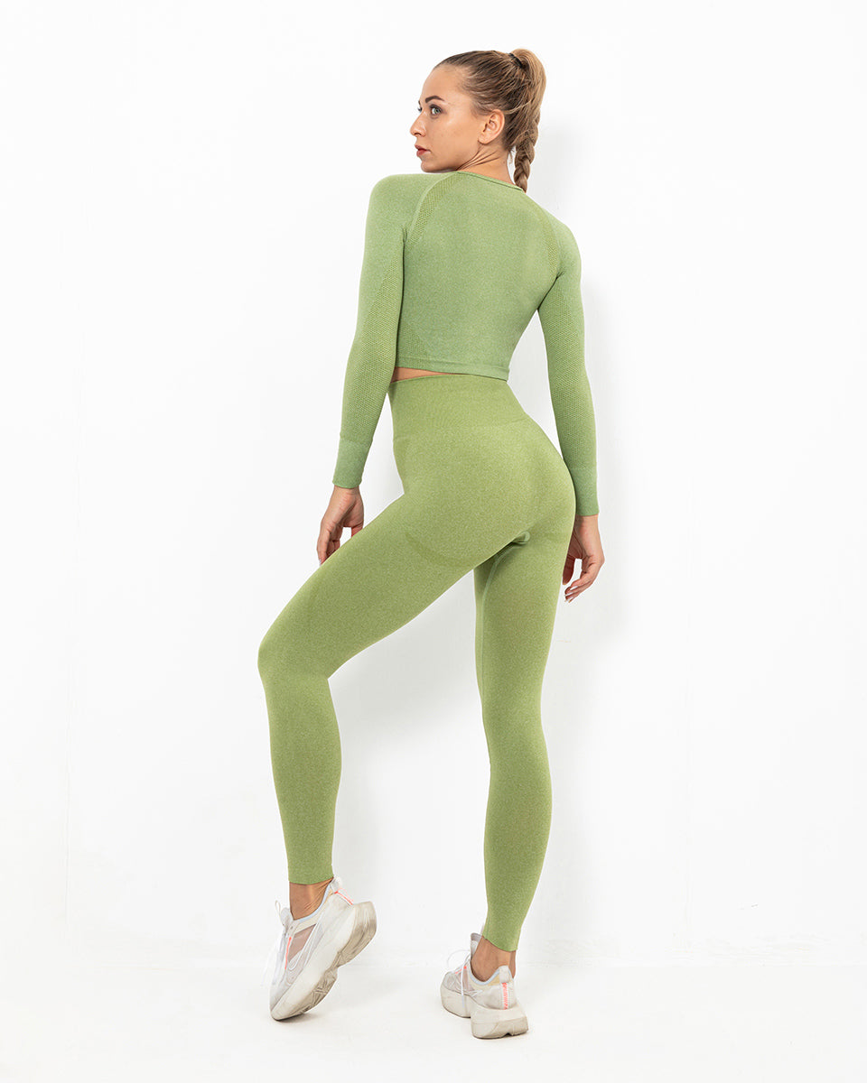 Leggings senza cuciture Felicity - Verde