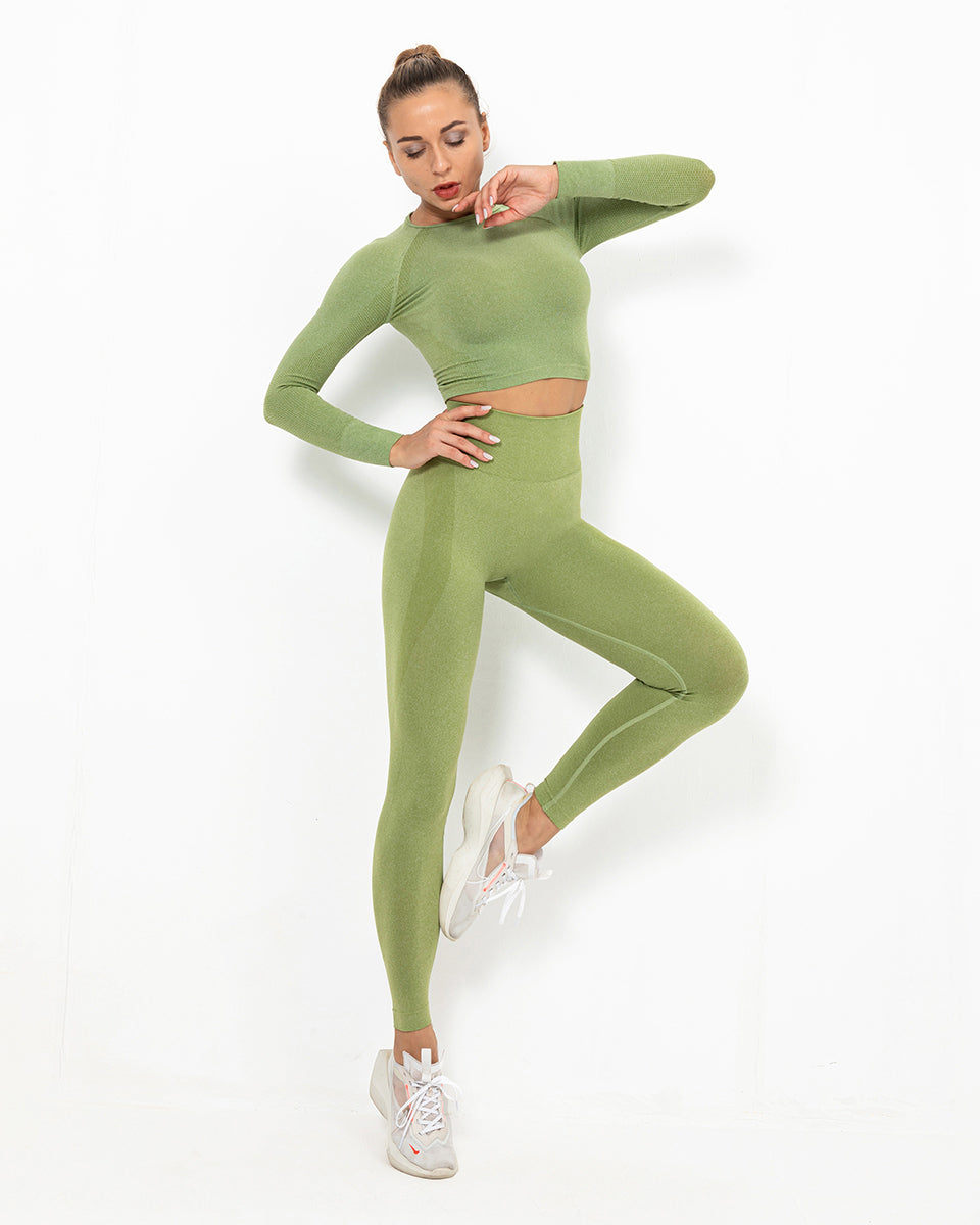 Leggings senza cuciture Felicity - Verde